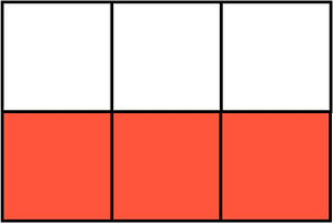 Vermilion Rectangle Fraction 3:6