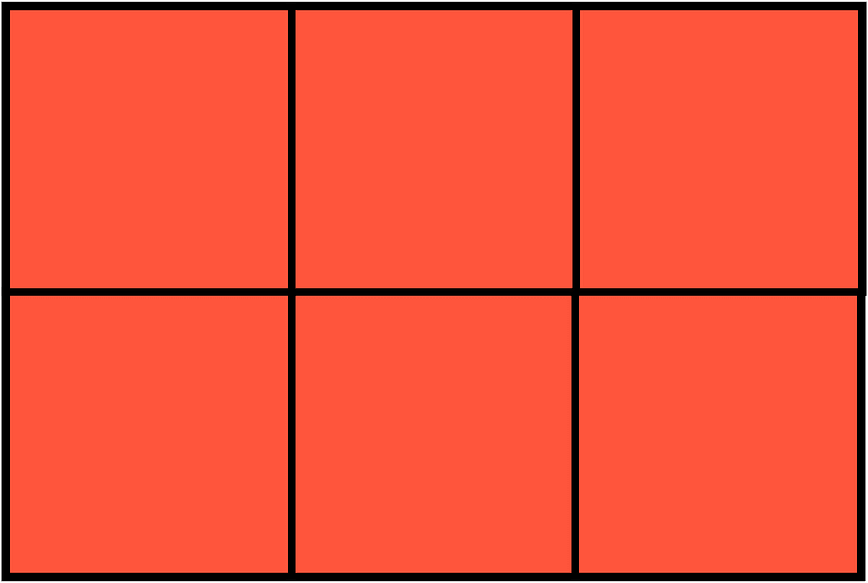 Vermilion Rectangle Fraction 6:6