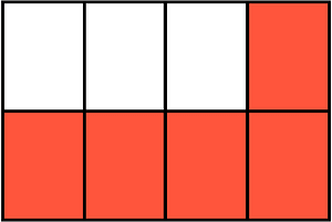 Vermilion Rectangle Fraction 5:8