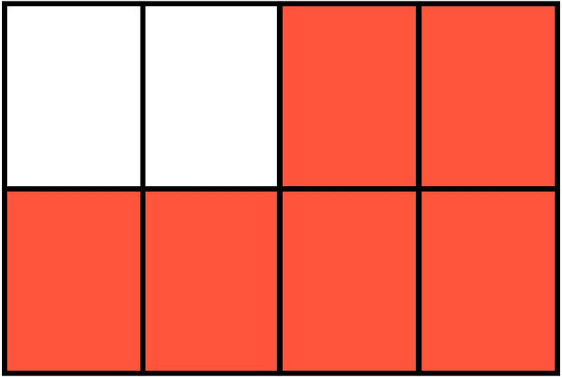 Vermilion Rectangle Fraction 6:8