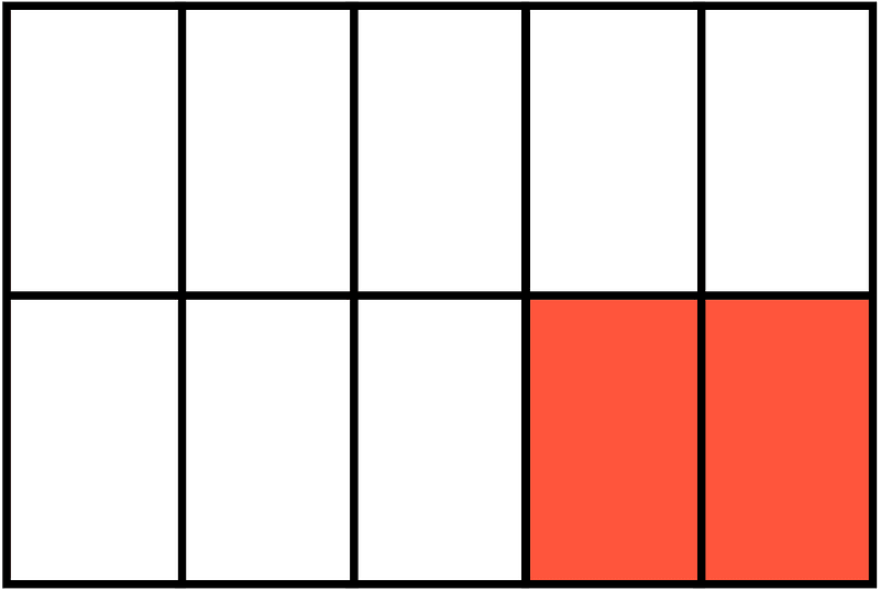 Vermilion Rectangle Fraction 2:10