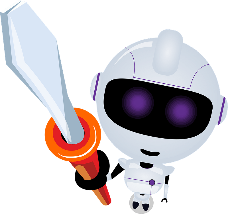 Robot with a screwdriver