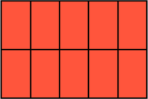 Vermilion Rectangle Fraction 10:10