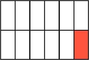 Vermilion Rectangle Fraction 1:12