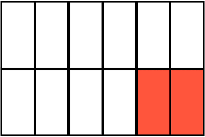 Vermilion Rectangle Fraction 2:12