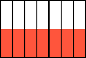 Vermilion Rectangle Fraction 7:14