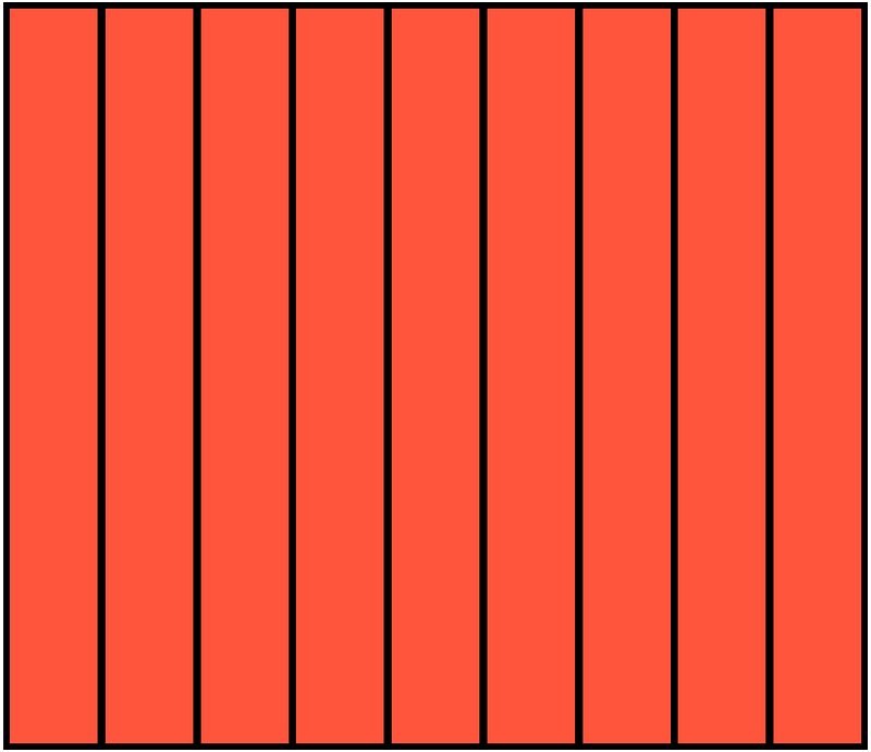 Vermilion Rectangle Fraction 9:9
