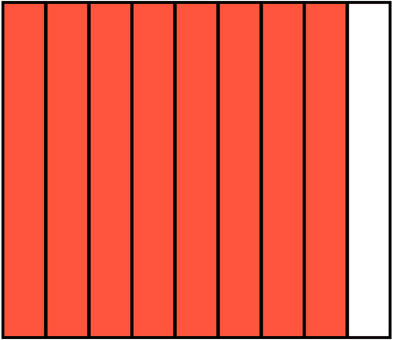 Vermilion Rectangle Fraction 8:9