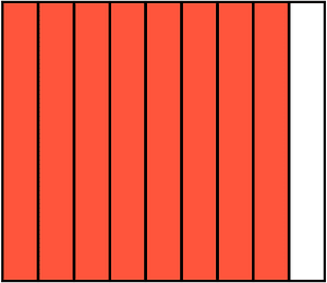 Vermilion Rectangle Fraction 8:9