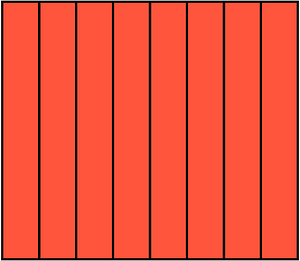 Vermilion Rectangle Fraction 8:8