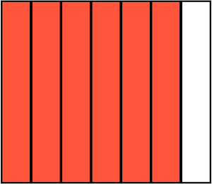 Vermilion Rectangle Fraction 6:7