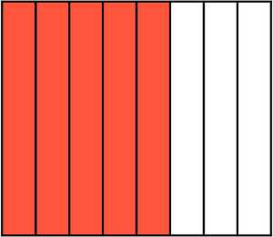 Vermilion Rectangle Fraction 5:8