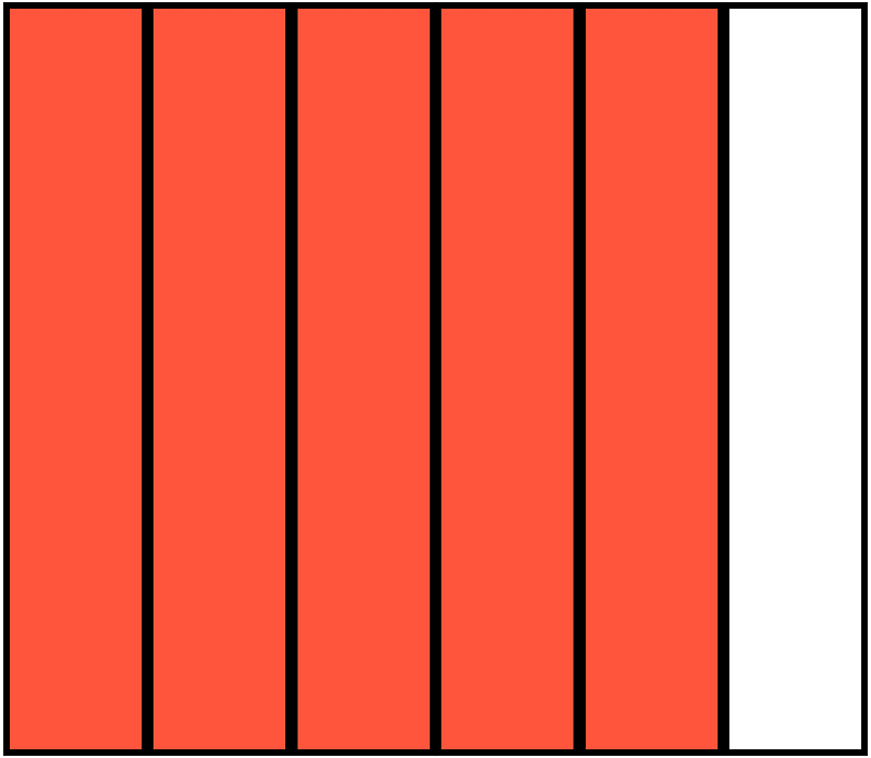 Vermilion Rectangle Fraction 5:6