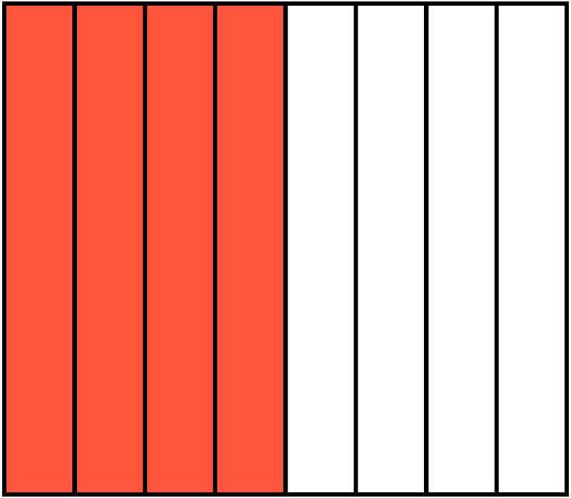 Vermilion Rectangle Fraction 4:8