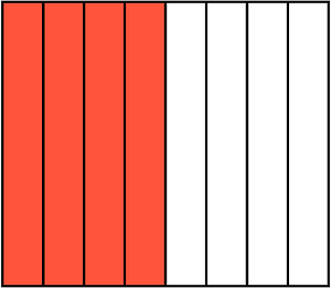 Vermilion Rectangle Fraction 4:8