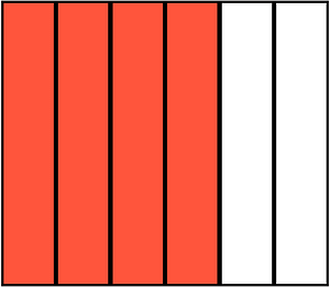 Vermilion Rectangle Fraction 4:6
