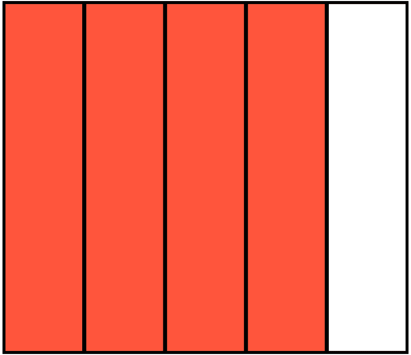 Vermilion Rectangle Fraction 4:5