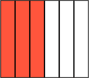 Vermilion Rectangle Fraction 3:6