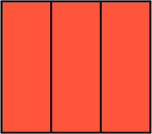 Vermilion Rectangle Fraction 3:3