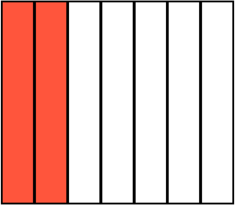 Vermilion Rectangle Fraction 2:7