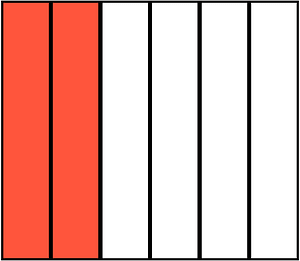 Vermilion Rectangle Fraction 2:6