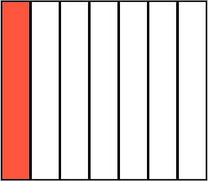 Vermilion Rectangle Fraction 1:7