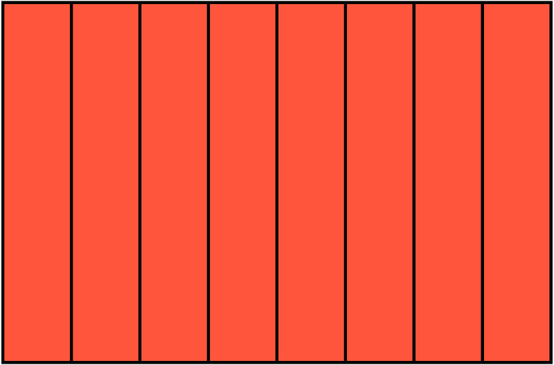 Vermilion Rectangle Fraction 8:8