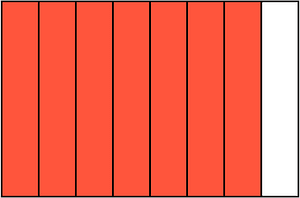 Vermilion Rectangle Fraction 7:8