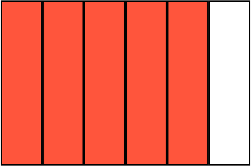 Vermilion Rectangle Fraction 5:6
