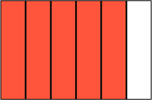 Vermilion Rectangle Fraction 5:6