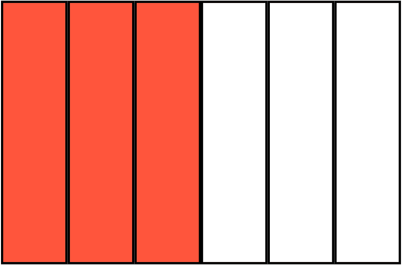 Vermilion Rectangle Fraction 3:6