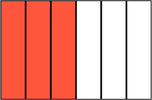 Vermilion Rectangle Fraction 3:6