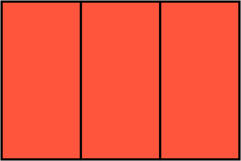 Vermilion Rectangle Fraction 3:3