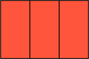 Vermilion Rectangle Fraction 3:3