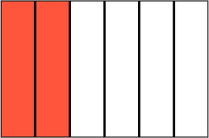 Vermilion Rectangle Fraction 2:6