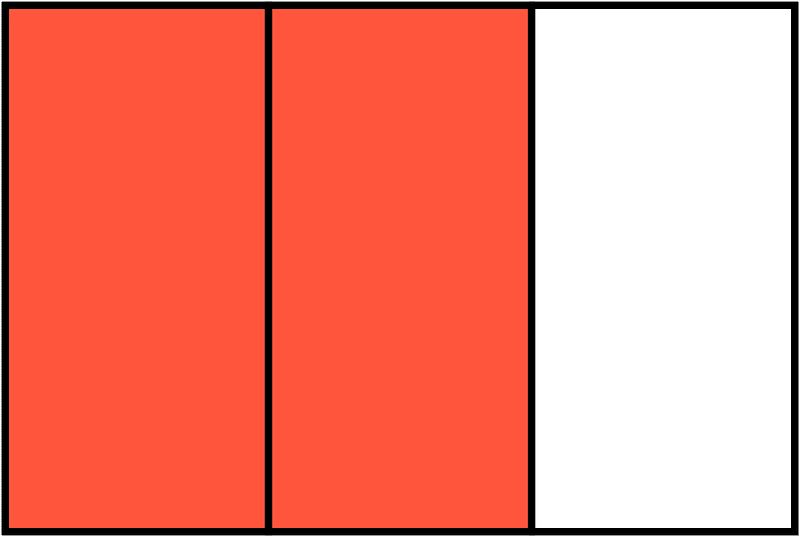 Vermilion Rectangle Fraction 2:3