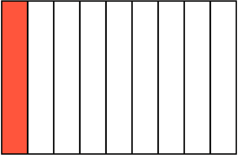 Vermilion Rectangle Fraction 1:9