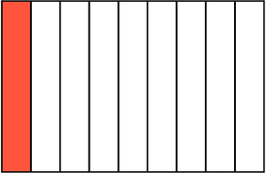 Vermilion Rectangle Fraction 1:9