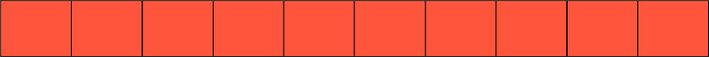 Vermilion Rectangle Fraction 10:10