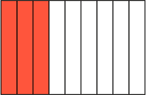 Vermilion Rectangle Fraction 3:9