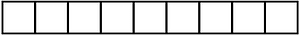 White Rectangle Fraction 9:9