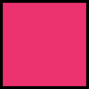 Pink Square Fraction 1:1