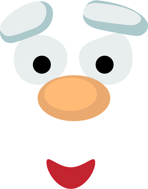 Santa face smiling
