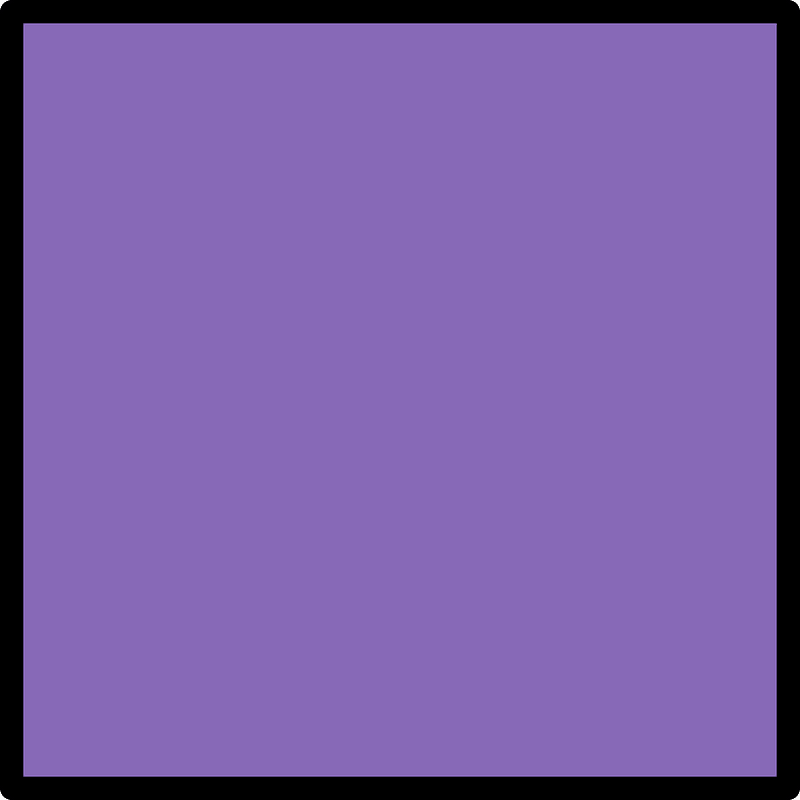 Violet Square Fraction 1:1