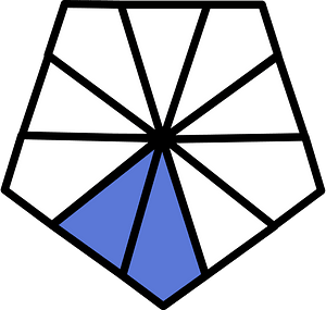 Ultramarine Pentagon Fraction 2:10