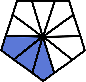 Ultramarine Pentagon Fraction 3:10