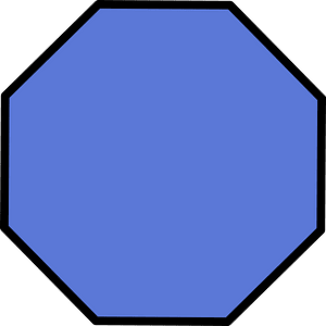 Ultramarine Octagon Fraction 1:1