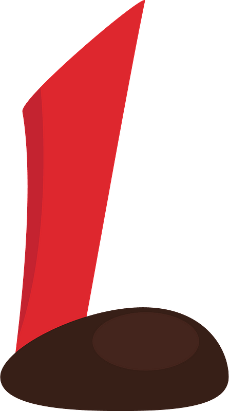 Left Santa Claus leg