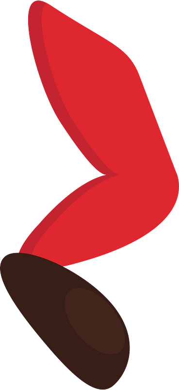 Right Santa leg