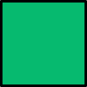 Green Square Fraction 1:1